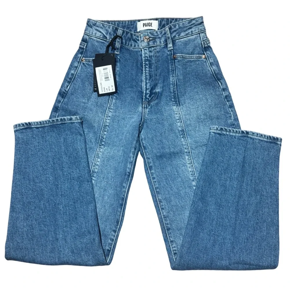 Paige Alexis High Rise Center Seam Jeans — NWT Size 24 - Picture 5 of 12